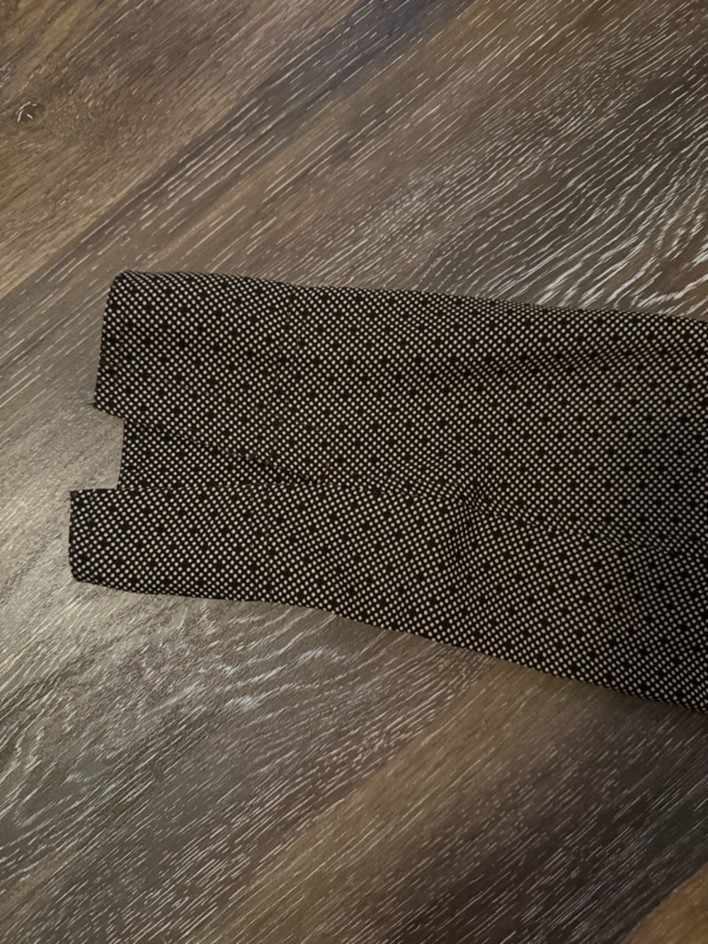 Vintage Norton McNaughton Brown Shirt with White Dot Print - Picture 3 of 4